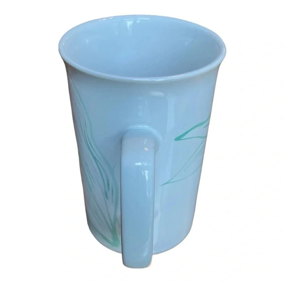 Starbucks 11 oz Green Leaf Tall Coffee Mug Good Condition - Picture 4 of 6